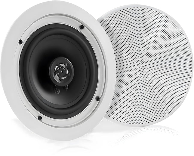 Pyle 13 cm laekõlar, sisseehitatud kõlar, seinakõlar, 150 W laekõlar Bluetoothiga, lame kõlar, kõrgsageduskõlar, kahesuunaline kõlar, laekõlar, stereohelisüsteem