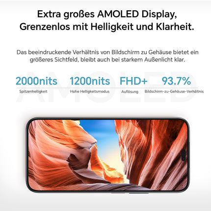 HONOR 200 Lite nutitelefon 5G kahe SIM-kaardiga NFC, 8 GB muutmälu ja 256 GB salvestusruumi, 6,7-tollise AMOLED silmasõbraliku ekraaniga Android 14, 108 MP + 50 MP, Magic Capsule, 4500 mAh, südaöömust