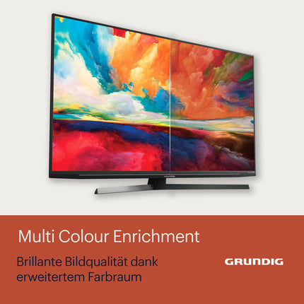Grundig 65 GOB 9480 65-tolline (164 cm) Google TV, OLED-teler, 4K UHD, Dolby Vision IQ, Dolby Atmos, 60 W heli, Hei Google'i hääljuhtimine, nutiteler, Bluetooth, hõbedane