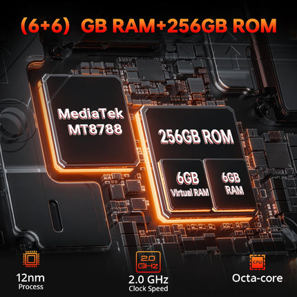 CUBOT Kingkong 8 (2024) Android 13-10600mAh, 12GB+256GB lepinguta õuetelefon, 6,52-tolline sisseehitatud ekraan, 5000LM LED-taskulambiga, 48MP kaamera, IP68/69K/kahe SIM-kaardi pesa/NFC/GPS