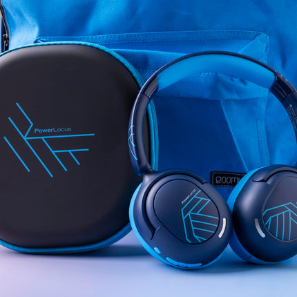 PowerLocus Bluetooth kõrvaklapid lastele, aktiivne mürasummutus, 70 tundi mänguaega, 74/85/94 dB ohutu helitugevus, laste kõrvaklapid varremikrofoniga, juhtmevabad ja juhtmega laste kõrvaklapid ümbrisega