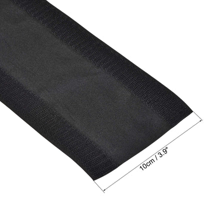 sourcing map Cable Grip Strip, Floor Cable Protector, Cable Protector, Cable Management, 1 m Long, 10 mm Wide, Black