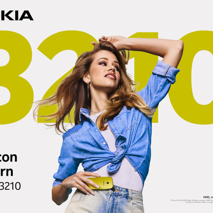 Nokia 3210 4G kahe SIM-kaardiga, Y2K kuldne