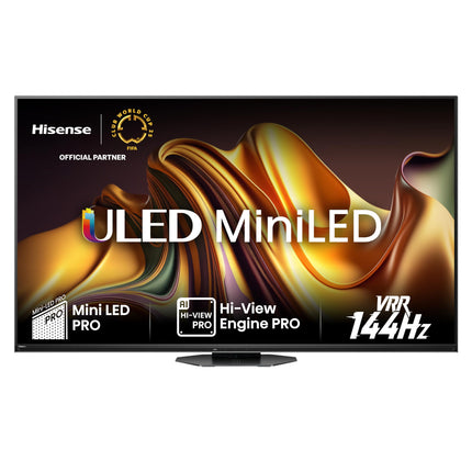 Hisense 75U8NQ 189cm (75-inch) TV, 4K Mini LED ULED HDR Smart TV, Quantum Dot, 120Hz/144Hz VRR, HDMI 2.1, Game Mode Pro, 2.1.2 Channel Sound, Dolby Vision IQ &amp; Atmos, Anthracite, [2024]