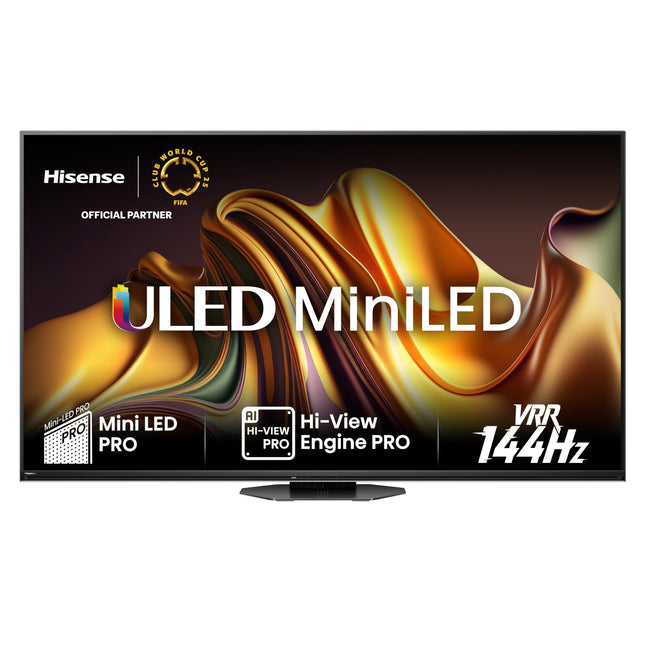 Hisense 75U8NQ 189 cm (75-tolline) televiisor, 4K Mini LED ULED HDR nutiteler, Quantum Dot, 120Hz/144Hz VRR, HDMI 2.1, Game Mode Pro, 2.1.2 kanaliga heli, Dolby Vision IQ ja Atmos, antratsiithall, [2024]