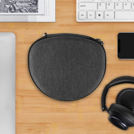GEEKRIA kilpümbris, mis ühildub Sony, Skullcandy, JBL ja Sennheiser kõrvaklappidega, asenduskaitsev kõva kestaga reisiümbris kaablihoidikuga (tumehall)
