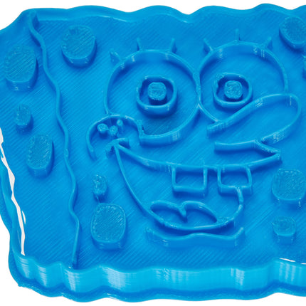 Lõikur Bob Esponja küpsisevorm, plastik, sinine, 8x7x1,5 cm