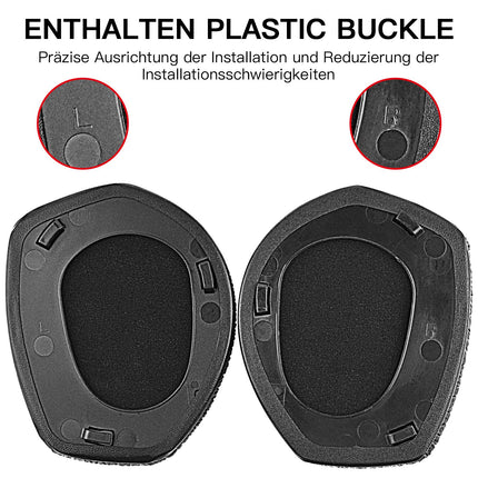 RS 175 kõrvapadjad, Sennheiser RS ​​​​175 RS 165 RS 185 RS 195 HDR 165 HDR 175 HDR 185 HDR 195 kõrvaklappide vahetuskõrvapadjad, PU-nahast vahetuspadjad | Mäluvaht