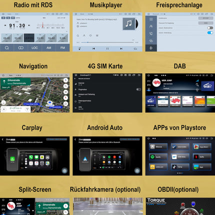 MIC AV8V7-L2 Android 14 autoraadio navigatsioonisüsteemiga: MediaTek MT6765V 4G+64G; 8-tolline QLED-ekraan; 4G SIM, Carplay, Android Auto, DAB+, Bluetooth 5, WiFi, GPS: Asendaja VW Golf T5 Touran Passat RNS RCD, Skoda, SEAT mudelitele