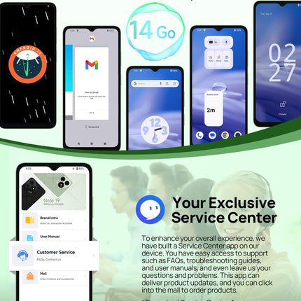 Ulefone Note 19 Android 14 nutitelefon lukustamata - 6GB+32GB/512GB mobiiltelefon ilma lepinguta, 6,56" HD+ nutitelefon, 8MP+5MP kaamera, 5000mAh mobiiltelefon, kahe SIM-kaardiga 4G lukustamata mobiiltelefonid, Face ID/GPS/OTG