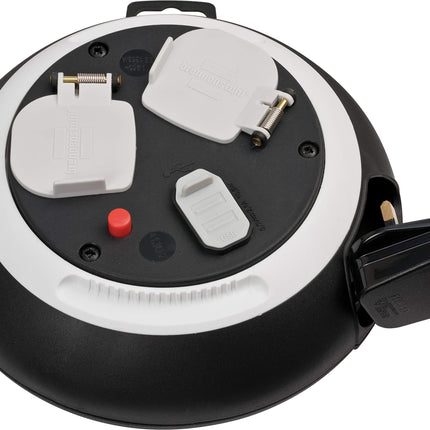 Brennenstuhl Comfort-Line cable box with USB charger black/white 3m H05VV- F3G1.5 *GB*