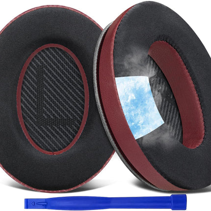 SoloWIT® Cooling Gel Replacement Ear Pads for Bose QuietComfort 35 (QC35) and Quiet Comfort 35 II (QC35 II) Over-Ear Headphones