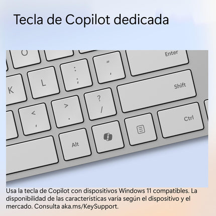 Microsoft Surface Keyboard (2nd Edition), compatible with Surface Pro or Surface Laptop, Bluetooth 4.0, Copilot button