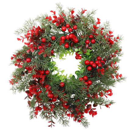 Christmas wreath door wreath berry wreath fir wreath wall wreath: berries Advent wreath berry garland window wreath artificial wreath door sign Christmas decoration living room wall decoration country house decoration