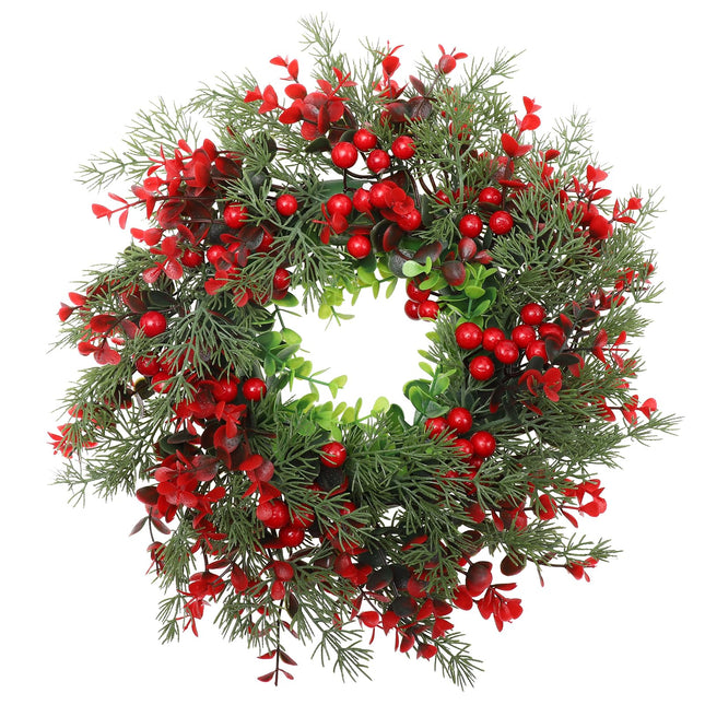Christmas wreath door wreath berry wreath fir wreath wall wreath: berries Advent wreath berry garland window wreath artificial wreath door sign Christmas decoration living room wall decoration country house decoration