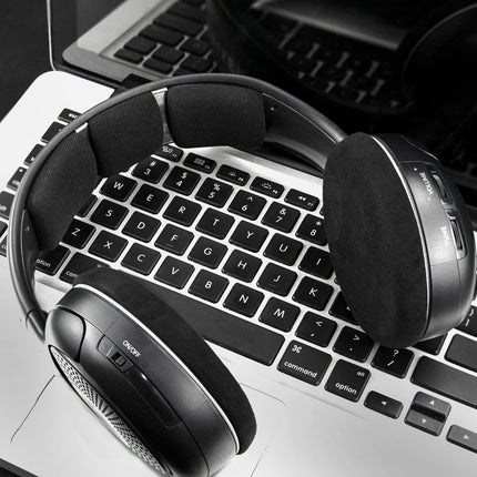 SOULWIT veluursed vahetuskõrvapadjad Sennheiser RS120/HDR120/TR120/RS100/RS110/RS115/RS117/RS119/RS135 kõrvaklappidele, vahetuskõrvapadjad TR 120/HDR 120/RS 120/RS 120II/RS 110/RS 135/TR135 kõrvaklappidele