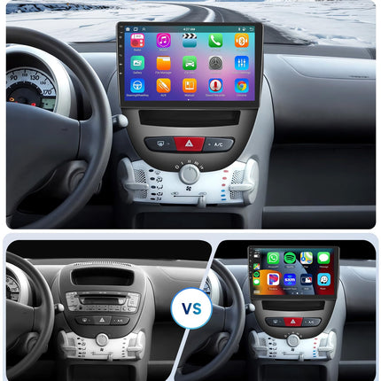 8-tuumaline 4G+64G autoraadio Android 13 Peugeot 107/Citroen C1/Toyota Aygo 2004-2014 jaoks, 10,1-tolline HD IPS puutetundliku ekraaniga autoraadio DSP Carplay, Android Auto, GPS, Wi-Fi, Bluetooth, FM RDS, tahavaatekaamera