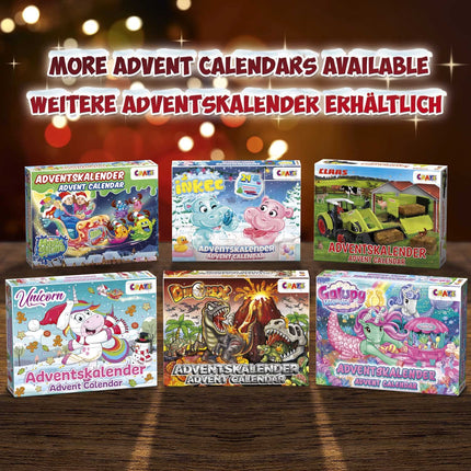 EXIT Challenge Advent Calendar for Children - Escape Game Toy Advent Calendar, Children's Board Game Calendar Board Games Early Learning Toys 24 Puzzles | German Language