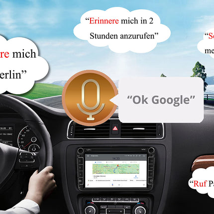 MIC AV8V7-Ultra Android 13 autoraadio navigatsiooniga Qualcomm Snapdragon 665 8G+256G asendaja VW Golf T5 Touranile Passatile RNS RCD Skoda SEATile: SIM DAB Plus BT 5.0 WiFi 2din 8" IPS karastatud klaasist ekraan USB