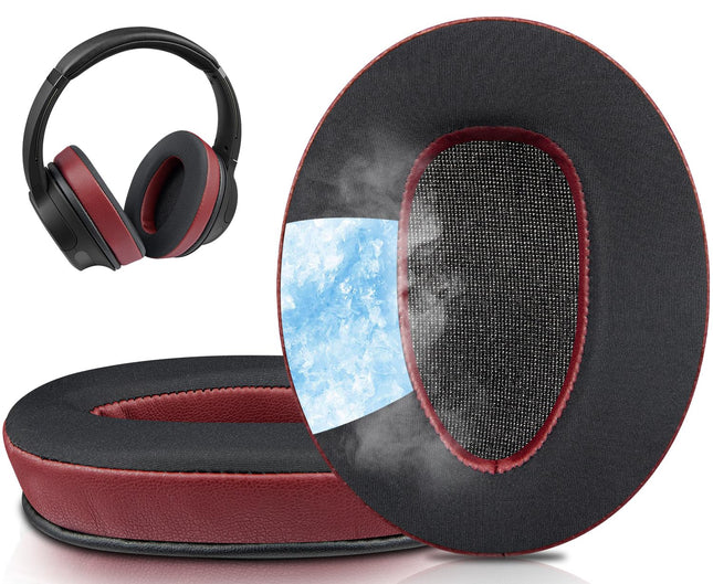 SOULWIT jahutusgeeliga vahetuskõrvapadjad Sony WH-CH700N (WHCH700N) ja MDR-ZX780 (ZX780DC)/MDR-ZX770 (ZX770BN ZX770BT) kõrvaklappidele, vahetuspadjad MDR-10R (10RNC 10RBT) kõrvaklappidele