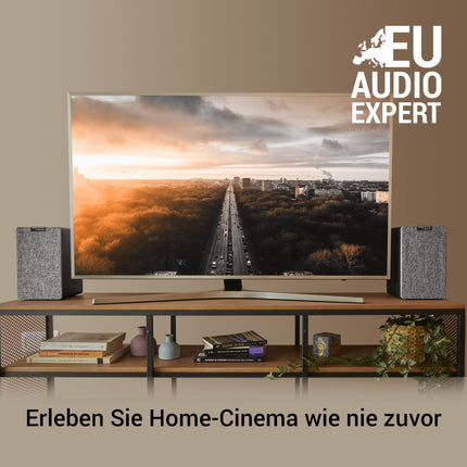 Energy Sistem Studio Monitor 4 Hi Fi (2.0 aktiivkõlarid, Bluetooth 5.0, 50 W, subwoofer, optiline TOSLINK sisend, HDMI ARC ühendus)