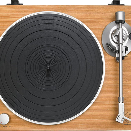 Audio-Technica AT-LPW30 Manual Turntable with Belt Drive Teakwood