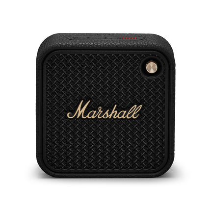 Marshall Willen II Wireless Bluetooth Speaker with 17+ Hours of Playtime and IP67 Waterproof Rating – Black and Brass