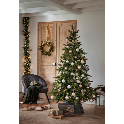 Everlands_Allison Pine_Árbol de Navidad Artificial_240cm_aspecto Natural_Pie estable de Metal_2386 punkti PVC-st ja PE_läbimõõt 152cm