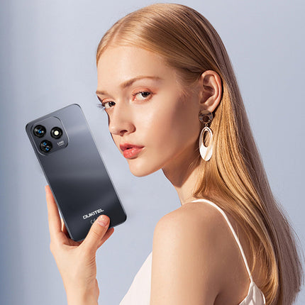 OUKITEL C51 lukustamata mobiiltelefon - 18 GB + 128 GB nutitelefon ilma lepinguta Android 14 6,8-tolline, 5150 mAh 13 MP + 5 MP kaamera, GPS, kahe SIM-kaardiga 4G SIM-vaba mobiiltelefon 90 Hz ekraan, must