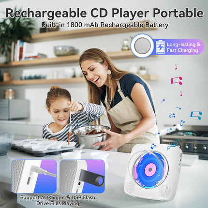 CD-mängija lastele: Kegaudio raadio CD-mängijaga, kaasaskantav CD-mängija, Bluetooth, kaasaskantav CD-mängija kõlariga, esipaneeliga, kaugjuhtimispuldiga, taimeriga, USB-taasesitus, AUX-taasesitus