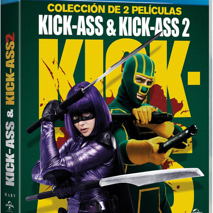 Kick-Ass 1-2 - Blu-Ray - ED.2017 (Hispaania import, vaata keelte kohta lisateavet)
