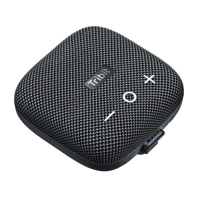 Tribit Bluetooth Portable Speaker StormBox Micro 2 IP67 waterproof with powerful wireless stereo pairing and built-in XBass for outdoor travel and cycling