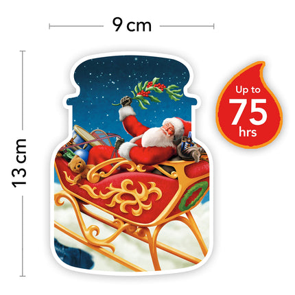 Yankee Candle keskmise suurusega küünal purgis | Jõululaupäev | Põlemisaeg kuni 75 tundi