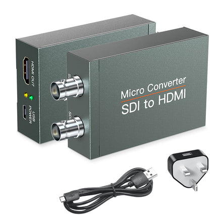 SDI-HDMI, SDI-HDMI muundur, 1080p HD-SDI / 3G-SDI/SD-SDI-HDMI video-audio muundur, BNC-HDMI adapter SDI kaamera-monitori projektori jaoks