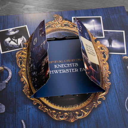 Peters Seduced with Pleasure | Criminal Christmas "Knecht's Most Difficult Case" Advent Calendar | With Alcohol | Christmas Calendar | Truffles | Chocolate | Advent | 255g