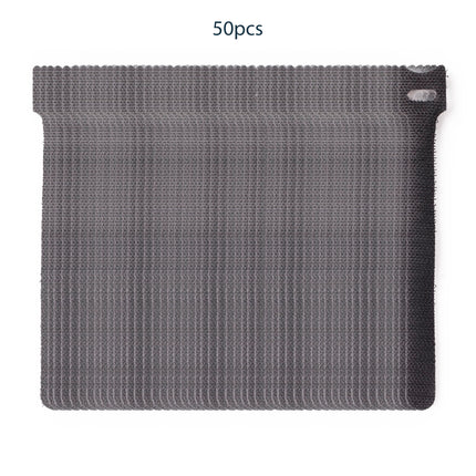 StarTech.com 15 cm takjakinnitusega kaablisidemete komplekt - 50 tk - mustad korduvkasutatavad kaablisidemed, reguleeritavad - takjakinnitusega kaablisidemed kaablite haldamiseks - takjakinnitusega teip (B506I-HOOK-LOOP-TIES)