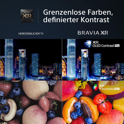 Sony BRAVIA XR, XR-55A95L, 55-tolline teler, QD-OLED, 4K HDR 120Hz, Google TV, nutiteler, töötab Alexaga, eksklusiivsete PS5 funktsioonidega, HDMI 2.1, mängumenüü ALLM + VRR-iga, 24 + 12-kuuline garantii