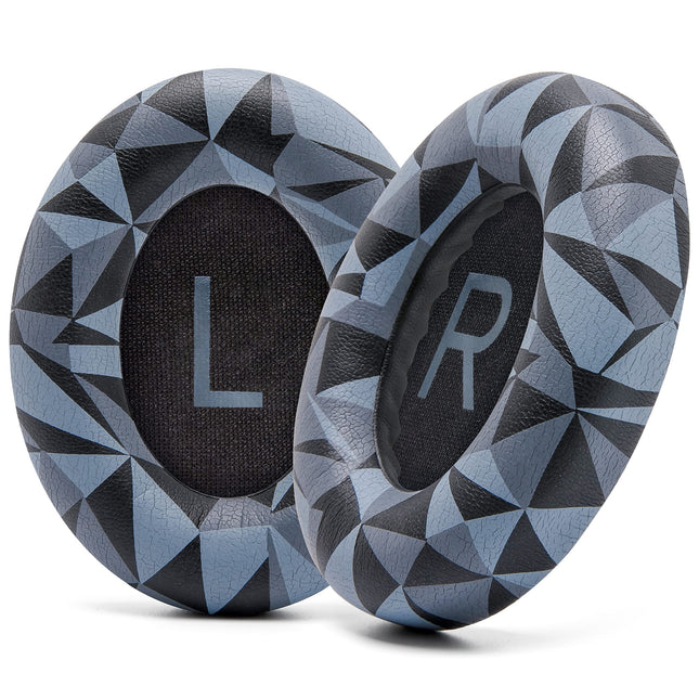 WC Wicked Cushions Upgraded Replacement Ear Pads for Bose 700 Noise Cancelling Headphones (NC700) – Softer PU Leather, Luxurious Memory Foam, Extra Thickness, Extra Durable | Geo Grey