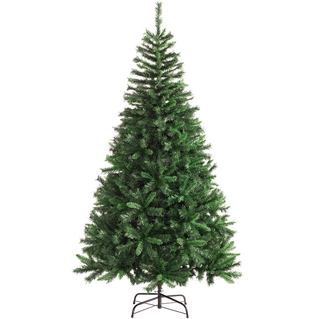 WeRChristmas Promo Christmas Tree, Pinewood, with 521 Tips, Green, 6 ft/1.8 m