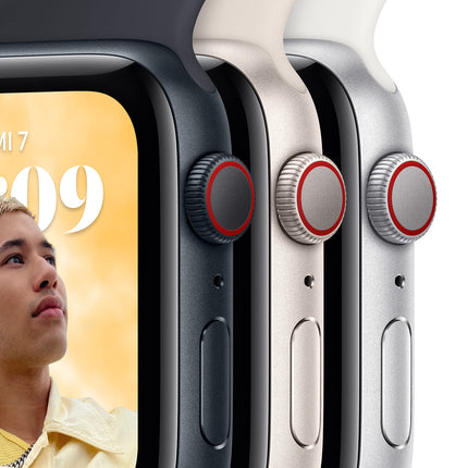 Apple Watch SE (2. põlvkond) (GPS, 40mm) – öösinine alumiiniumkorpus ja öösinine spordirihm – tavaline (taastatud)