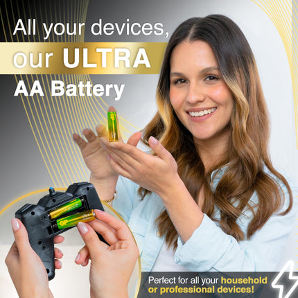 AA Batteries Party Pack 40 – GP Ultra (Alkaline)