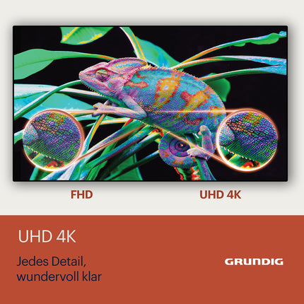 Grundig 65 GOB 9480 65-tolline (164 cm) Google TV, OLED-teler, 4K UHD, Dolby Vision IQ, Dolby Atmos, 60 W heli, Hei Google'i hääljuhtimine, nutiteler, Bluetooth, hõbedane