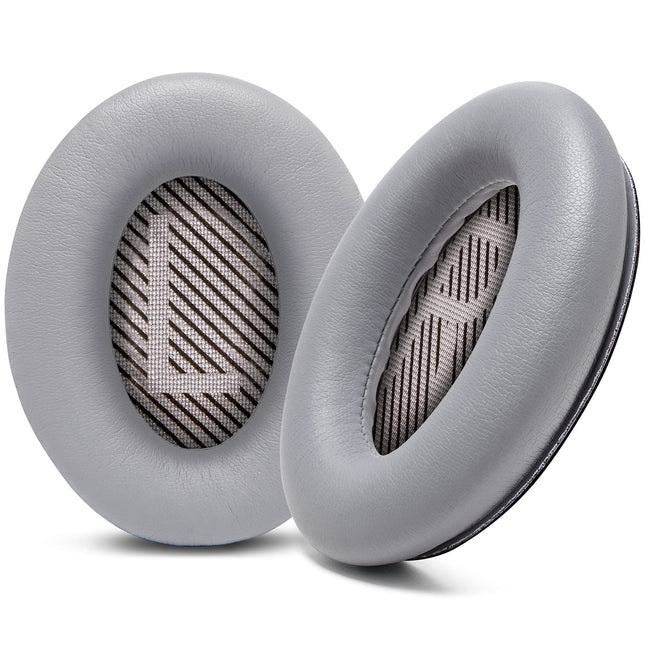 WC Wicked Cushions Replacement Ear Pads Compatible with Bose QuietComfort 35 (QC35) &amp; QuietComfort 35ii (QC35ii) Headphones &amp; More - Improved Comfort &amp; Durability | Silver