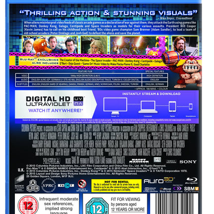 Pixels [Blu-ray] [Regioonivaba]
