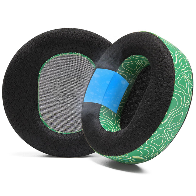WC Freeze Maxwell – Cooling Gel Ear Cushions for Audeze Maxwell Headphones by Wicked Cushions – Increase comfort, durability, thickness, and sound isolation for epic gaming sessions | Emerald Tide