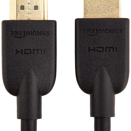 Xoro HSD 8470 HDMI MPEG4 DVD-mängija (USB 2.0, meediapleier, 1080p ülesskaleerimine, MultiROM) must ja Amazon Basics kiire HDMI 2.0 kaabel, 3D, 4K video taasesitus ja ARC, 0,9 m, 2 tk pakis