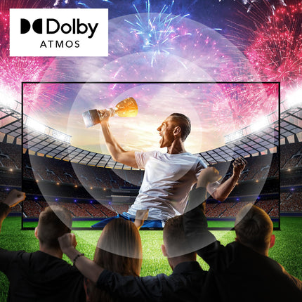 Panasonic TX-65MXW834, 65-tolline 4K Ultra HD LED-nutiteler 2023, lai dünaamiline ulatus (HDR), Dolby Atmos ja Dolby Vision, Fire TV, Prime Video, Alexa, Netflix, must