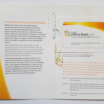 Microsoft Office Basic 2007 (litsentsivõti)