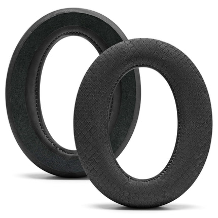 WC Freeze QC35 – Cooling Gel Ear Cushions for Bose QC35 and QC35ii (QuietComfort 35) Headphones and More | Breathable Sports Fabric, Cooling Gel, Extra Thick and Cooler for Longer | Black