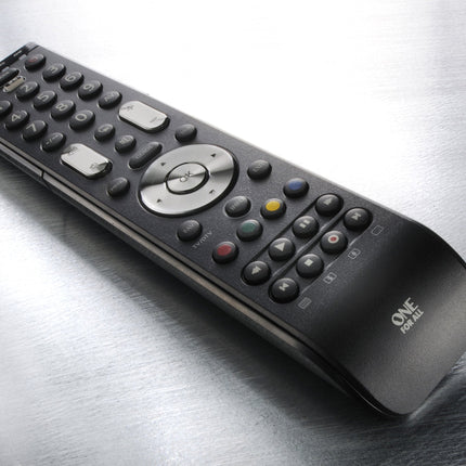 One For All Essence 4 Universal Remote Control - Controls 4 devices - TV / Smart TV, Set Top Box, DVD, Blu-Ray, and audio devices - Guaranteed to work with all manufacturers - URC 7140